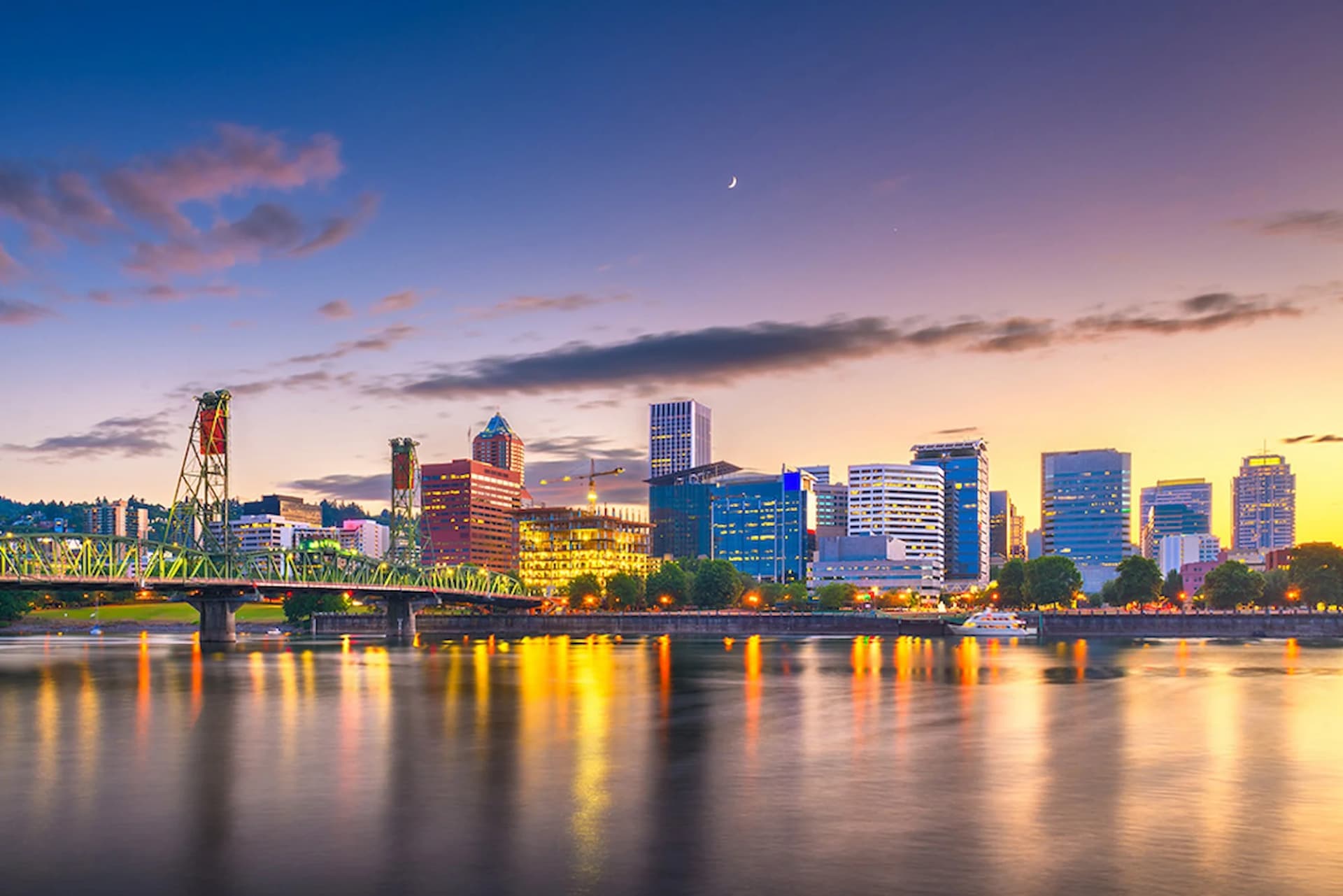 Portland skyline representing our local property management expertise